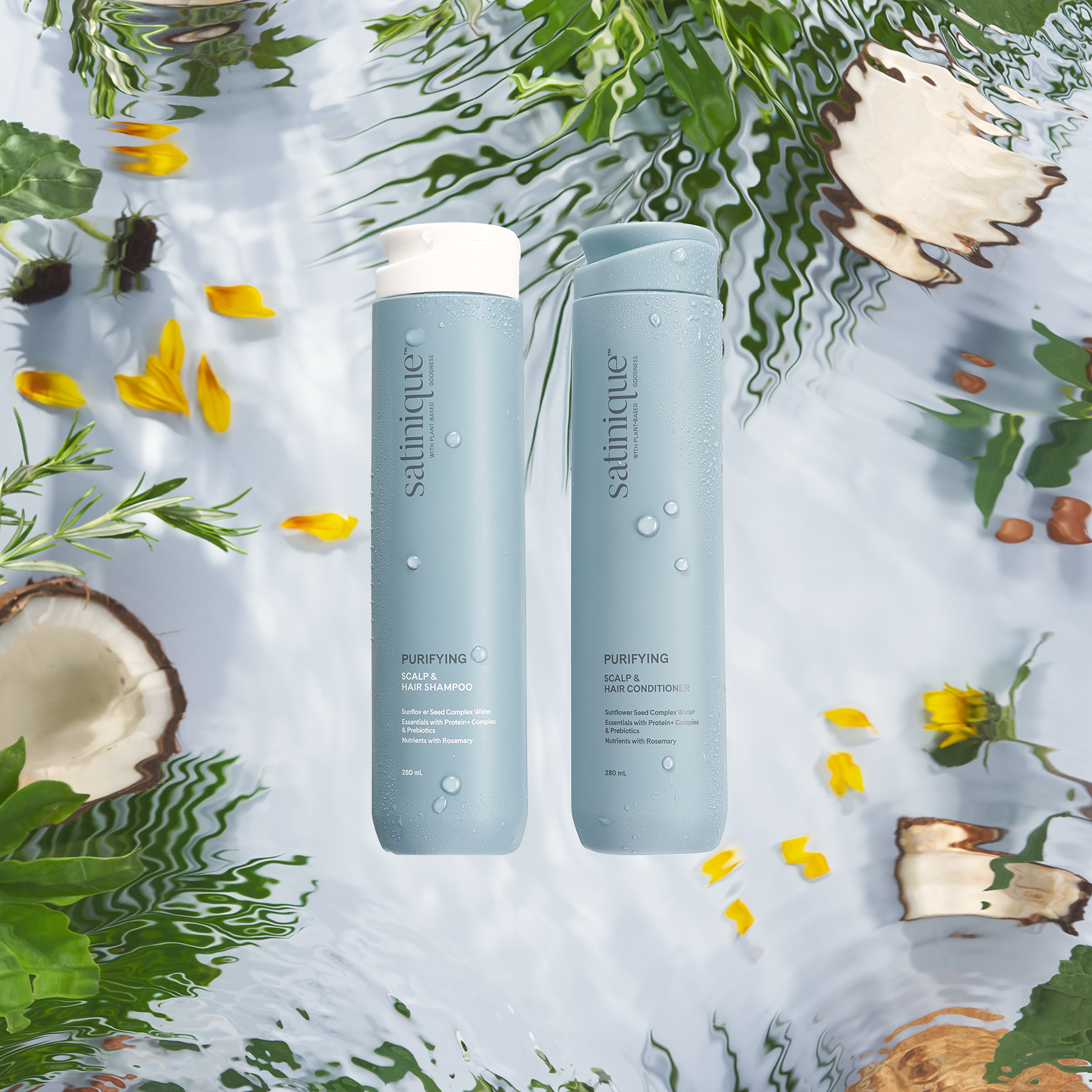 Satinique™ Purifying Scalp & Hair Shampoo - 280 mL