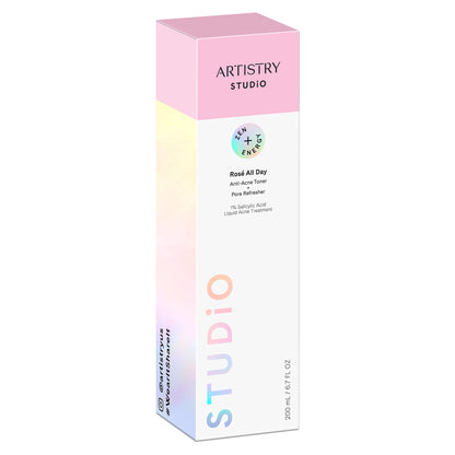 Artistry Studio™ Impacto Rosé – Tónico Antiacné + Refrescante de Poros 1 % Tratamiento con Ácido Salicílico