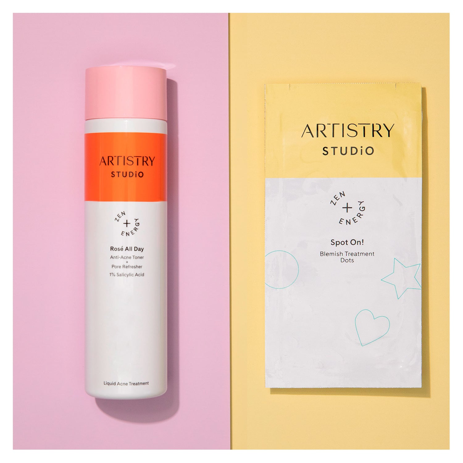 Artistry Studio™ Impacto Rosé – Tónico Antiacné + Refrescante de Poros 1 % Tratamiento con Ácido Salicílico