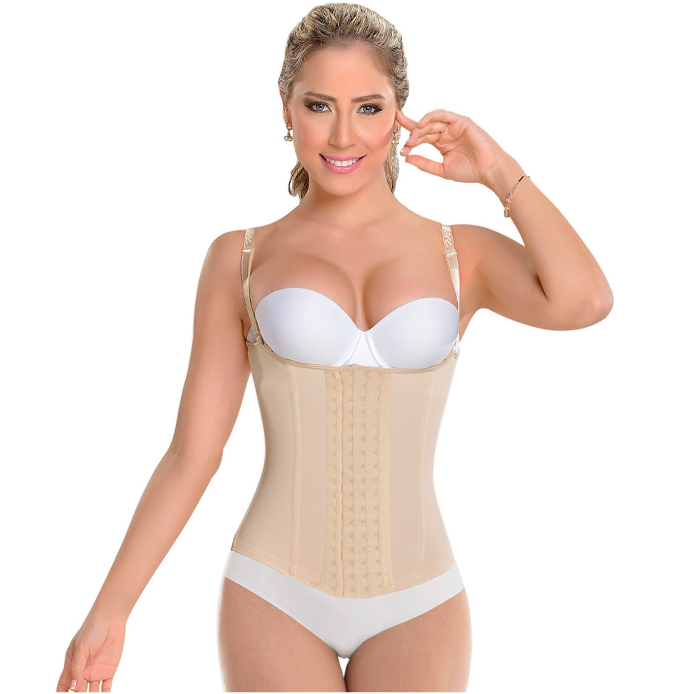 WAIST TRAINER FREE BUST COVERED BACK AND STRAPS C4053