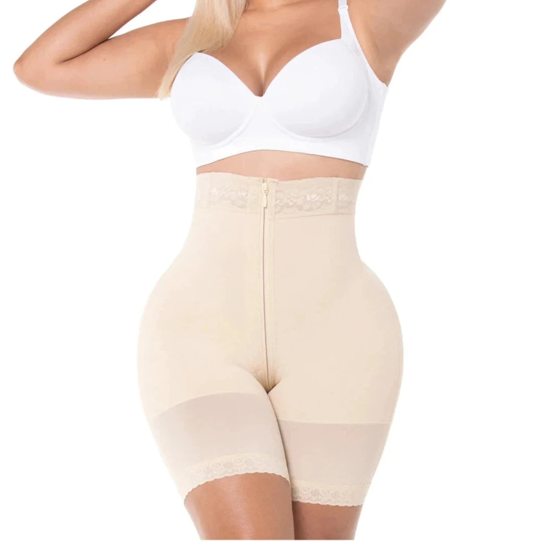 HOURGLASS TYPE SHORTS WITH ZIPPER SXA00728