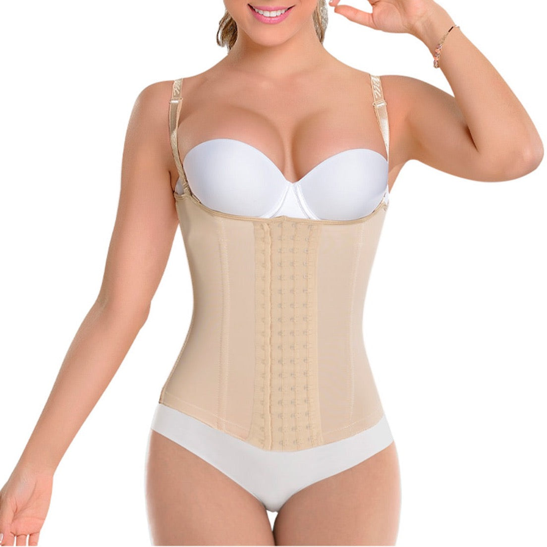 WAIST TRAINER FREE BUST COVERED BACK AND STRAPS C4053