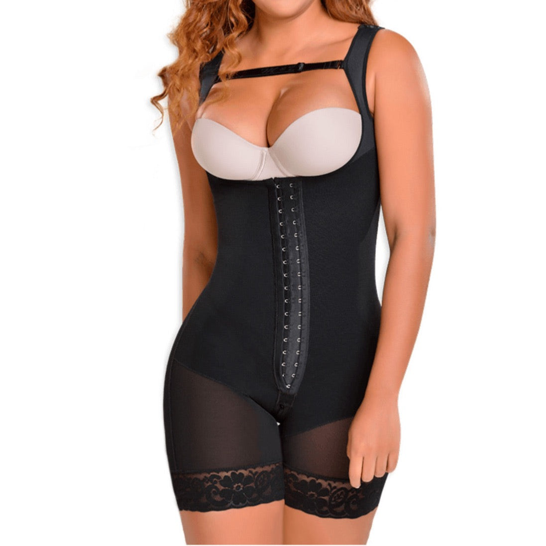 Fajas MYD 0065 Mid Thigh Bodysuit Shaper for Women / Powernet - Pal Negocio