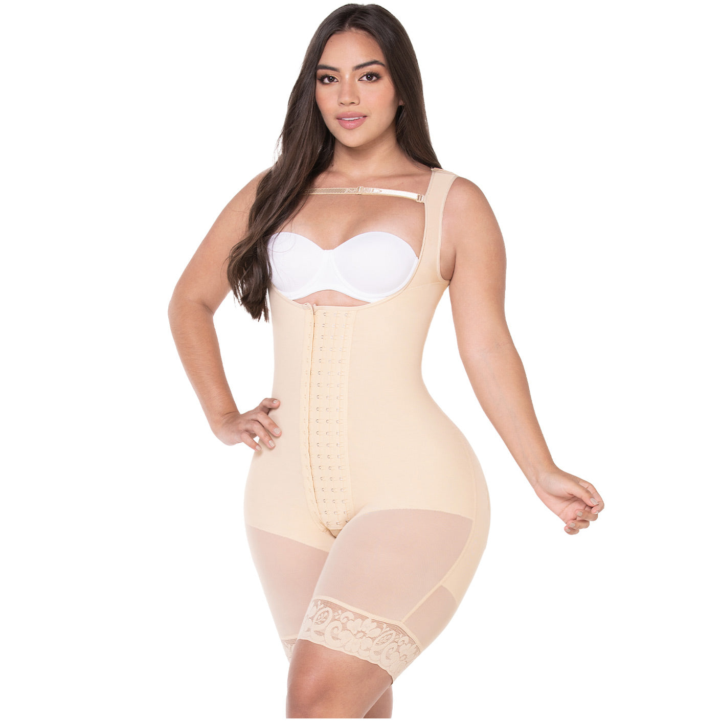 HOURGLASS TYPE MID-THIGH FAJA AND MAX HIPS CAPACITY F00485