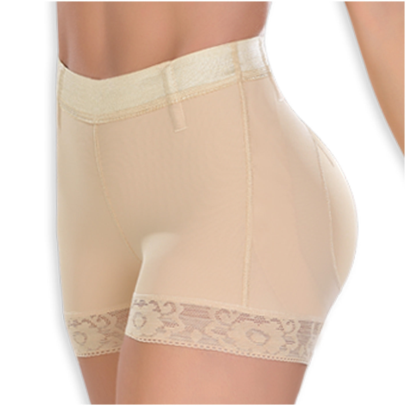 Fajas MYD 0321 High Waist Shaping Compression Shorts for Women / Powernet - Pal Negocio